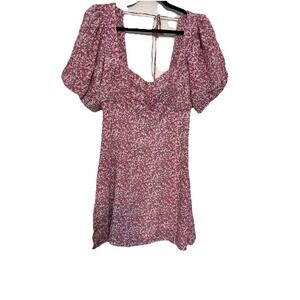NWT ASTR The Label - Flower Print Mini Dress Size M